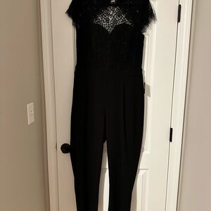 NWT 🔥 Express Black Lace Romper